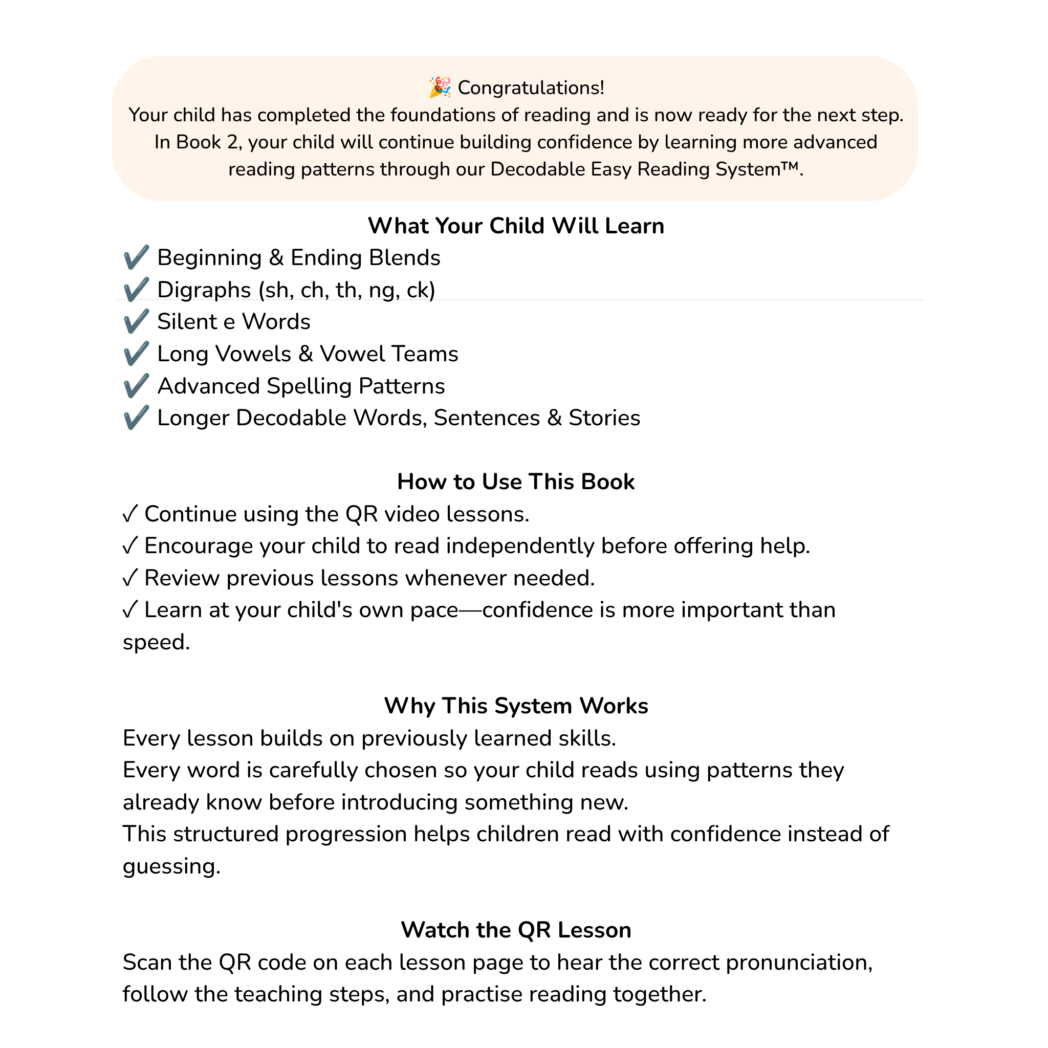 Book 2: Advanced Phonics