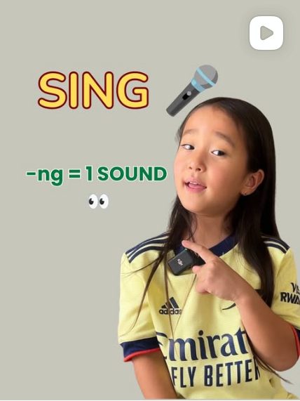 Instagram reel: sing, ng makes one sound